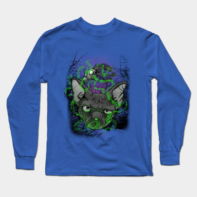 Dinner Time Long Sleeve T-Shirt by angrymonk